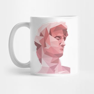 Michelangelo's David Low Poly Art Mug